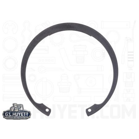 ROTOR CLIP Internal Retaining Ring, Steel, Black Phosphate Finish, M108 Bore Dia. DHO-108